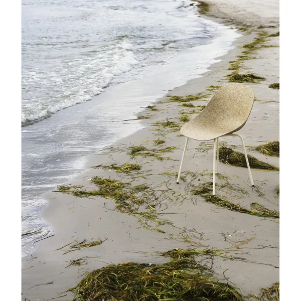 Matt Dining Chair Cream/Steel/Seaweed