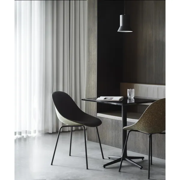 Matt Dining Chair Black/Steel/Hemp