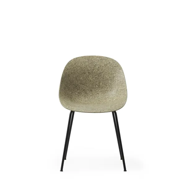 Matt Dining Chair Black/Steel/Seaweed