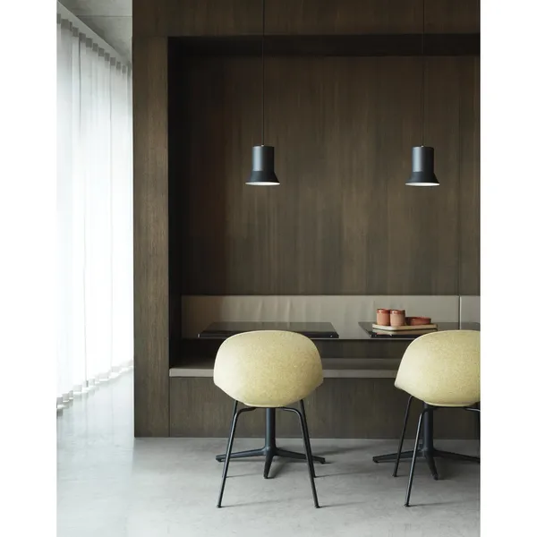 Matt Dining Chair Black/Steel/Seaweed