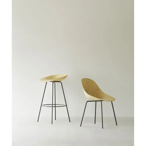 Matt Dining Chair Black/Steel/Seaweed