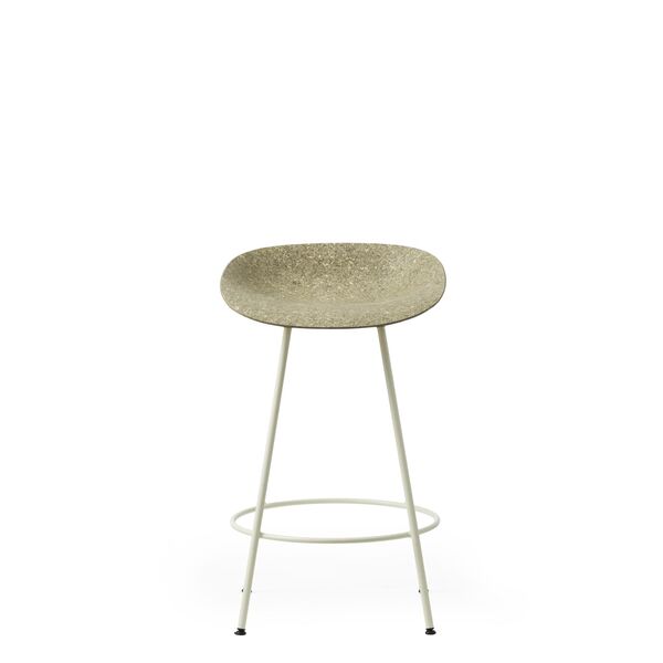 Matt Barstool 65 cm Cream/Steel/Seaweed