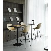 Matt Barstool 65 cm Cream/Steel/Seaweed