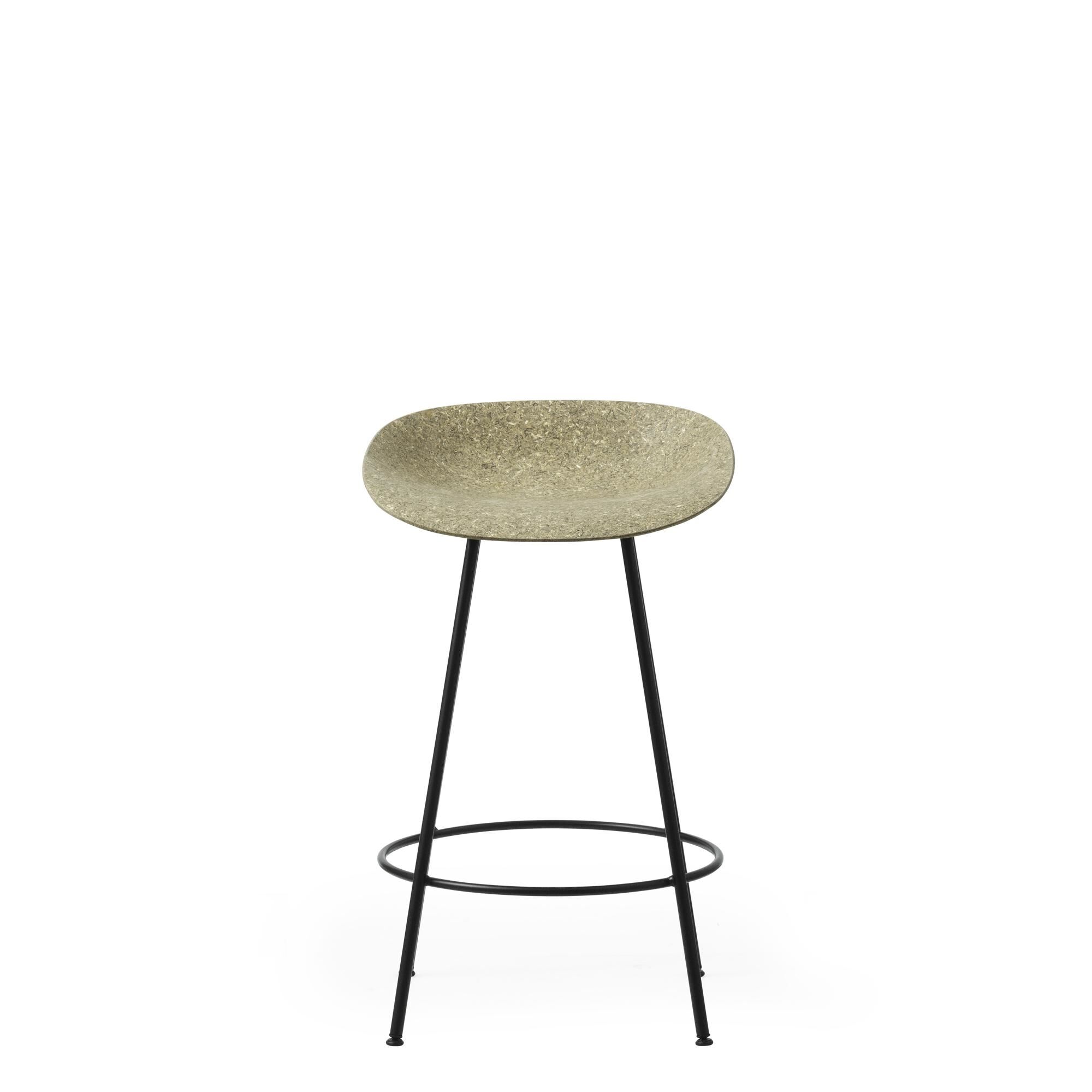 Mat Barstol 65 cm Sort/Stl/Seaweed