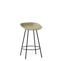 Matt Barstool 65 cm Black/Steel/Seaweed