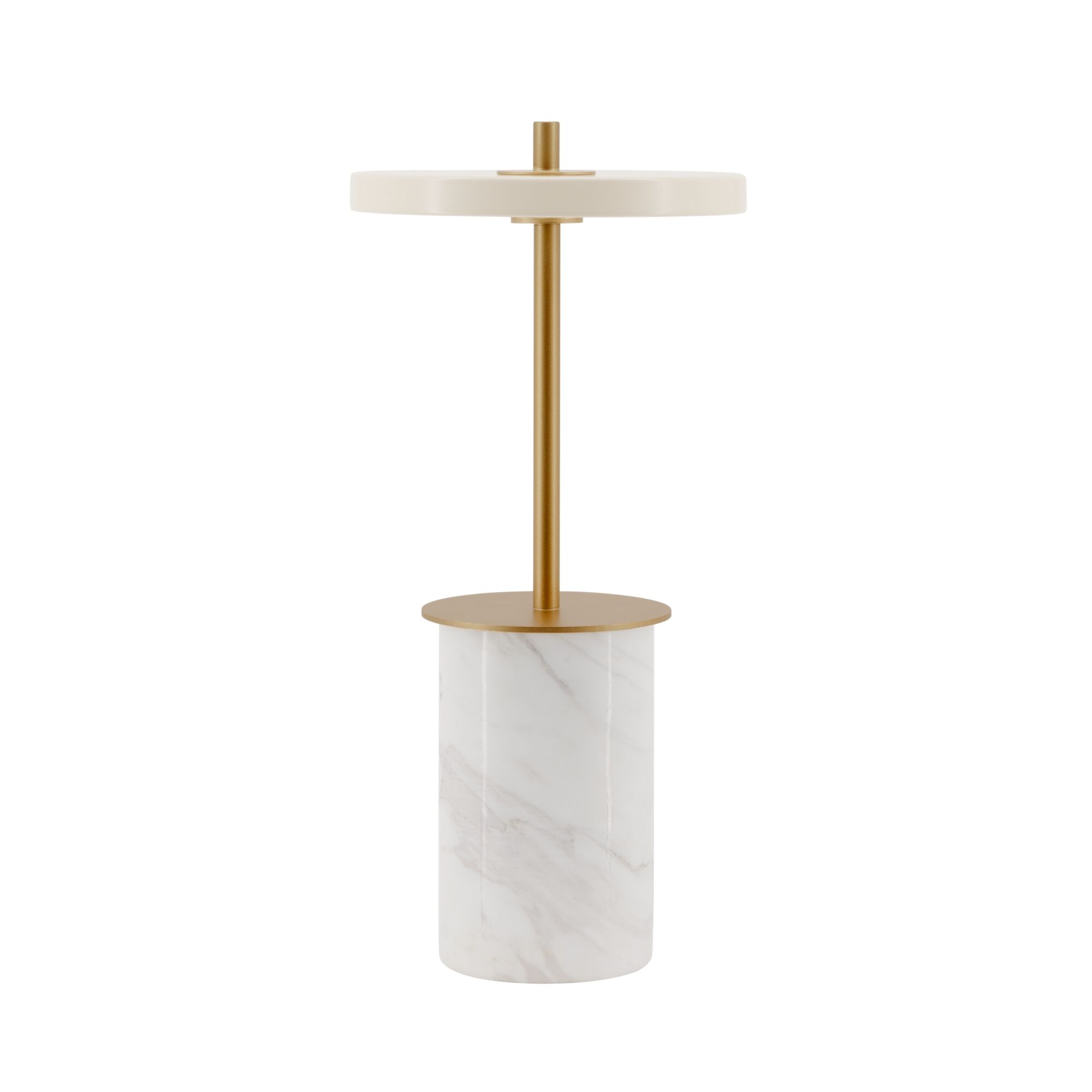 Lampe Portable Asteria Move Mini en Marbre Blanc