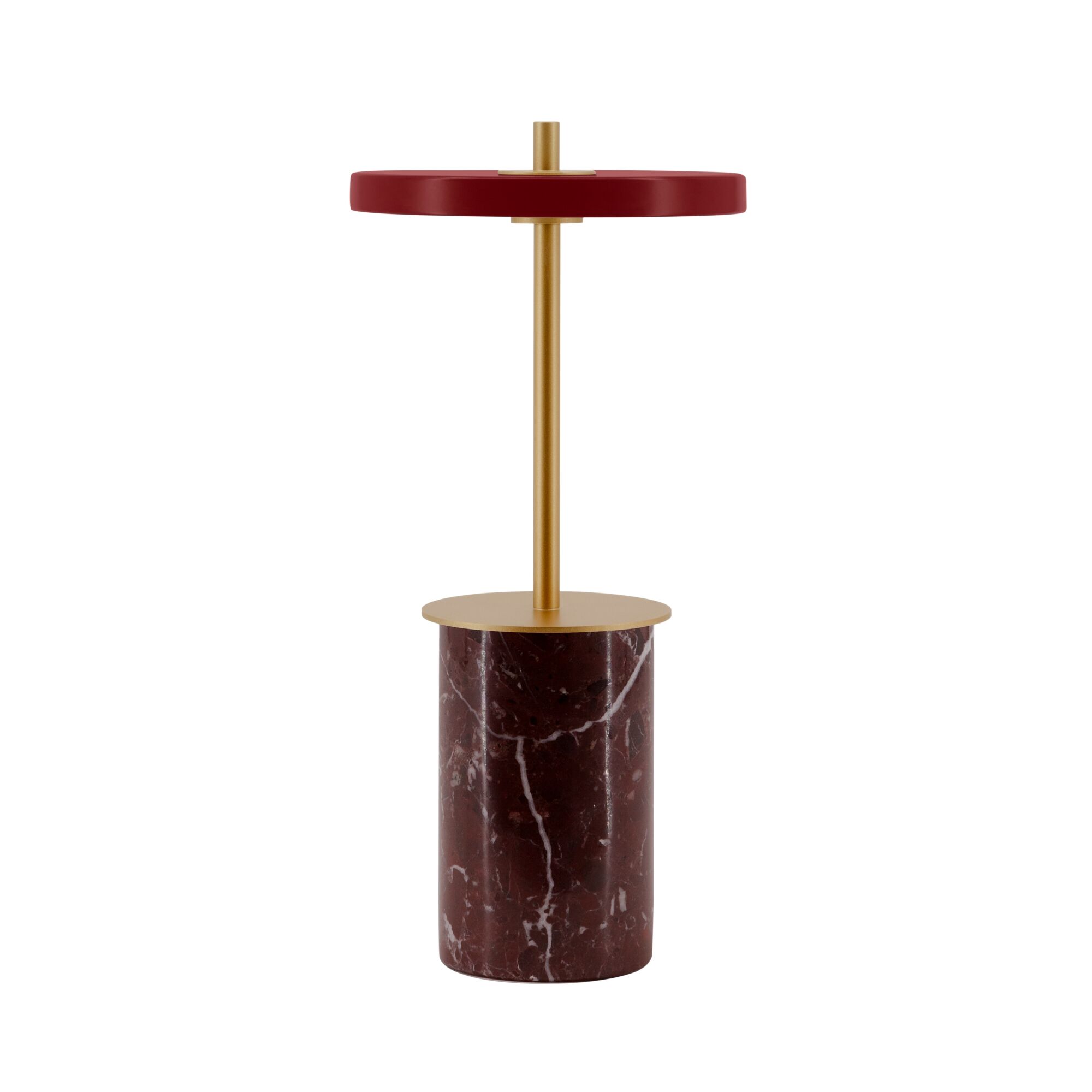 Lampe Portable Asteria Move Mini en Marbre Rouge