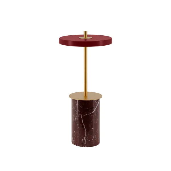 Asteria Move Portable Lamp Mini Red Marble