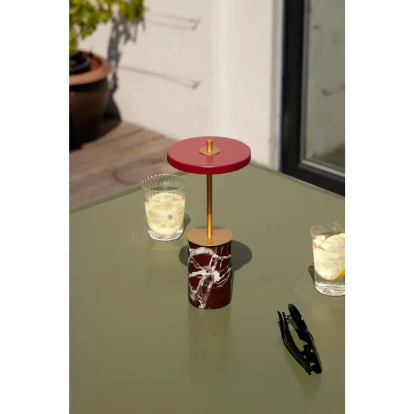 Asteria Move Portable Lamp Mini Red Marble