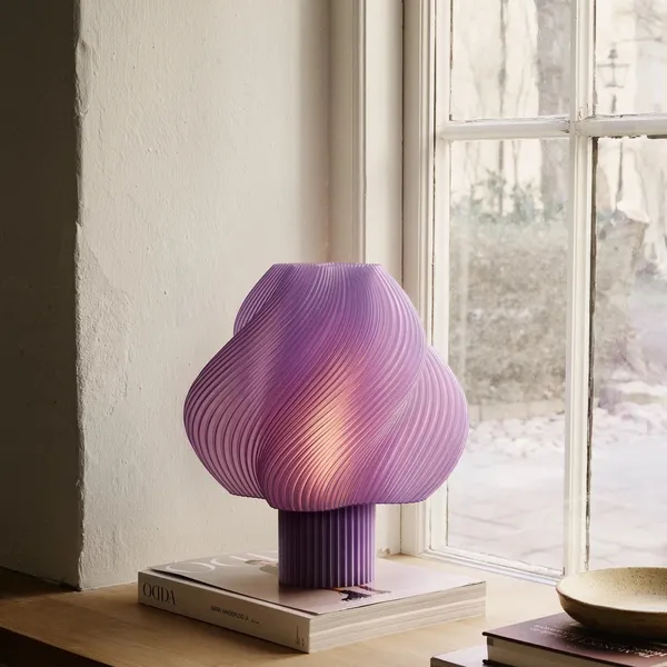 Crème Atelier Soft Serve Grande Table Lamp Lavender Sorbet
