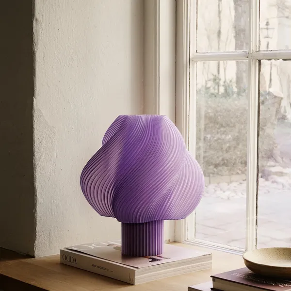 Crème Atelier Soft Serve Grande Table Lamp Lavender Sorbet