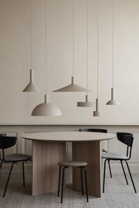 Silla de Comedor Herman Roble Aceitado Negro/ Blanco