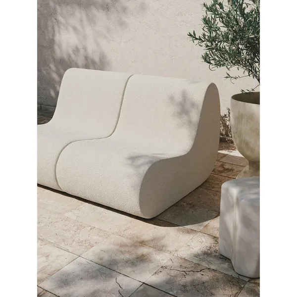 Rouli Center Module Pure Bouclé/Off-White