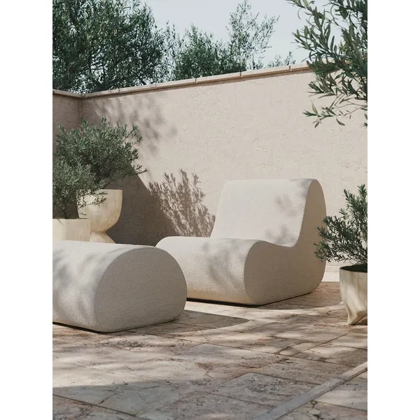 Rouli Center Module Pure Bouclé/Off-White