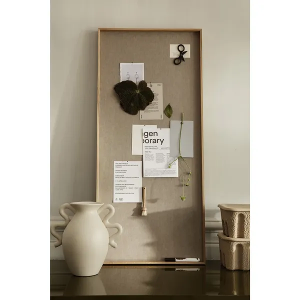 Scenery Notice Board Narrow Oak