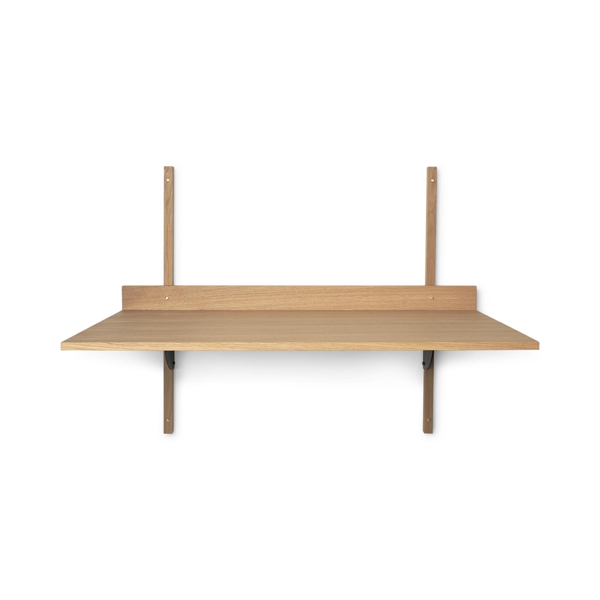 Sector Skrivebord Eik/ Sort Messing