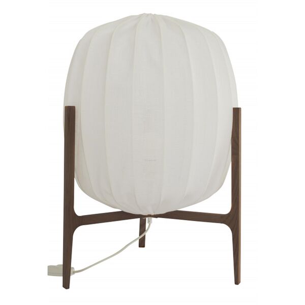 Lampada da Terra Prisma 48 Frassino Scuro/ Bianco