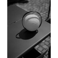 Lantern Transportabel Lampe Sort/Opal