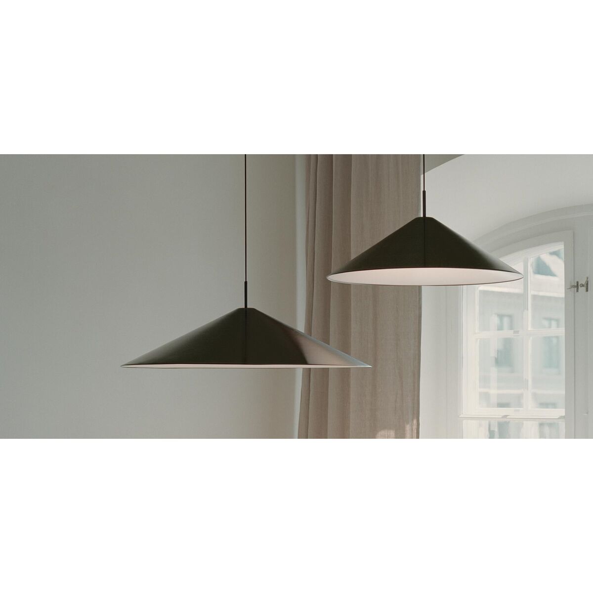 Brolly Pendant Ø90 Anodised Aluminum