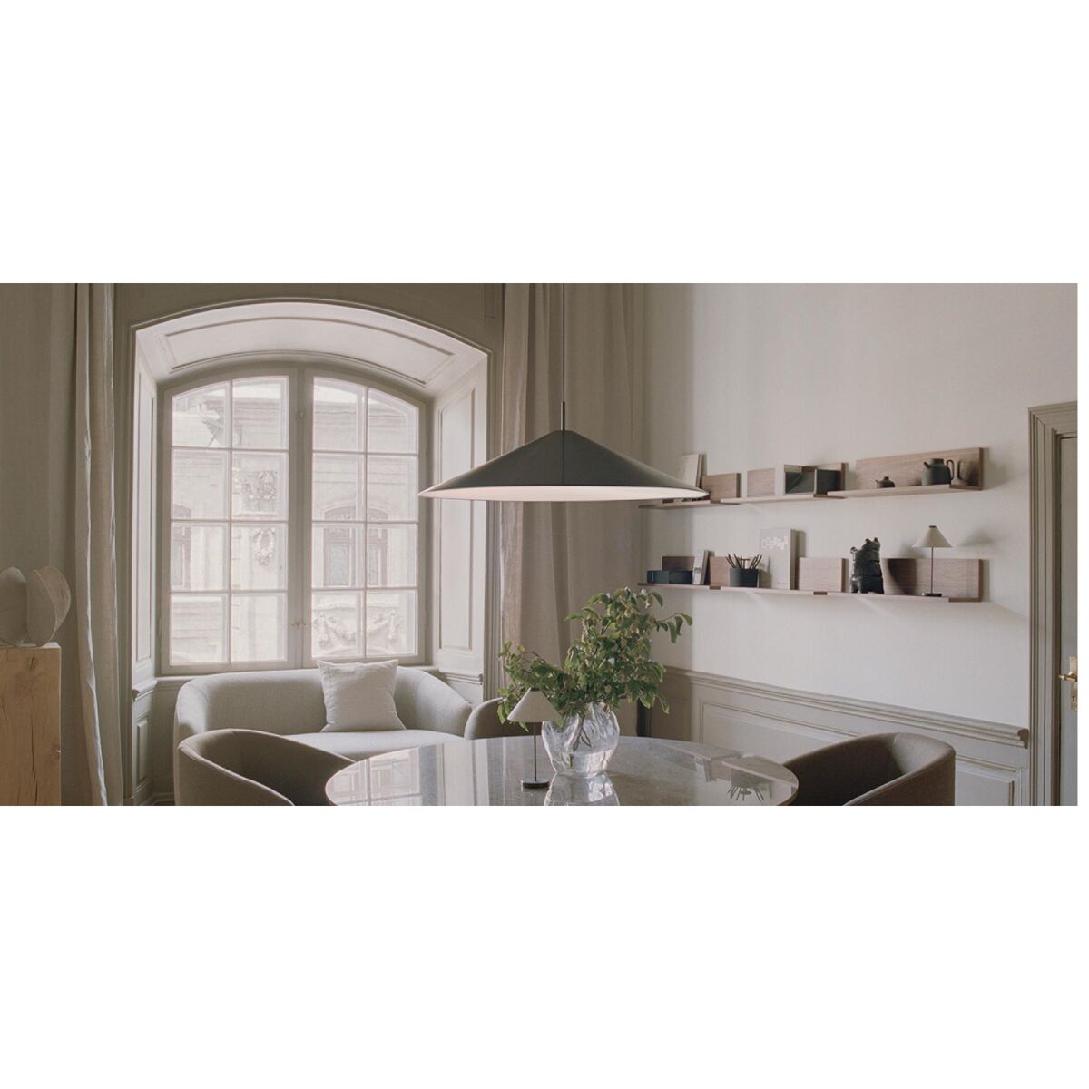 Brolly Pendant Ø90 Anodised Aluminum