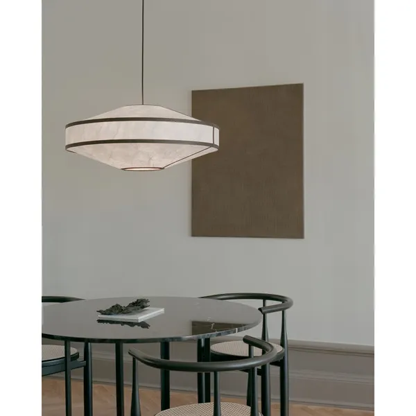Kite 3B Taklampe Ø75 Hvit/ Sort