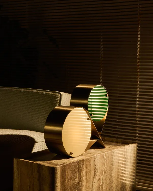 Coppia Table Lamp Ivory/Clover