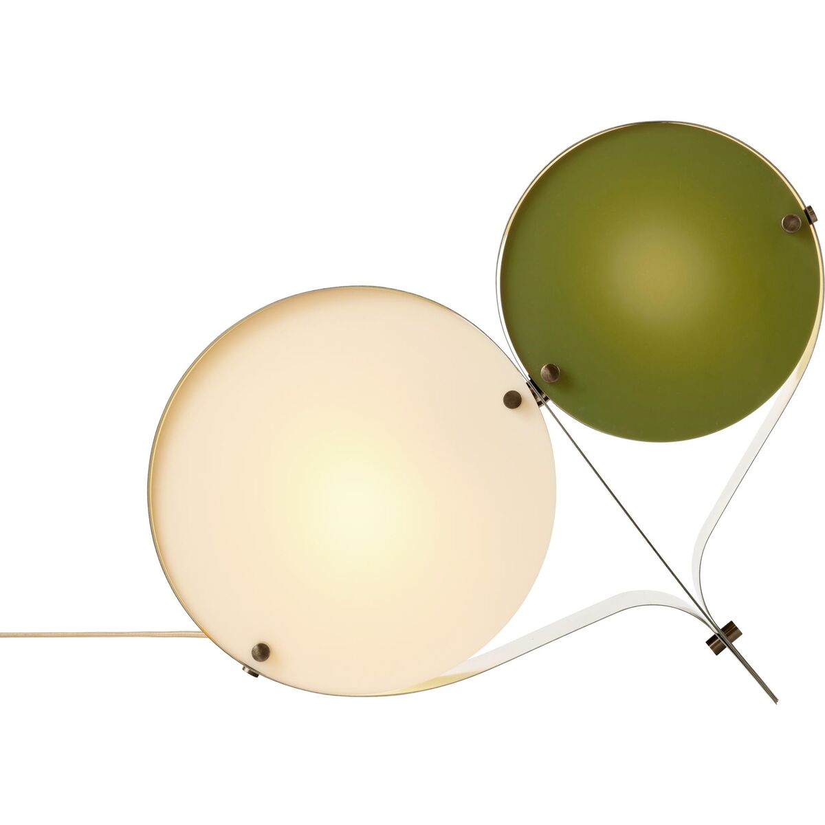 Coppia Table Lamp Ivory/Olive