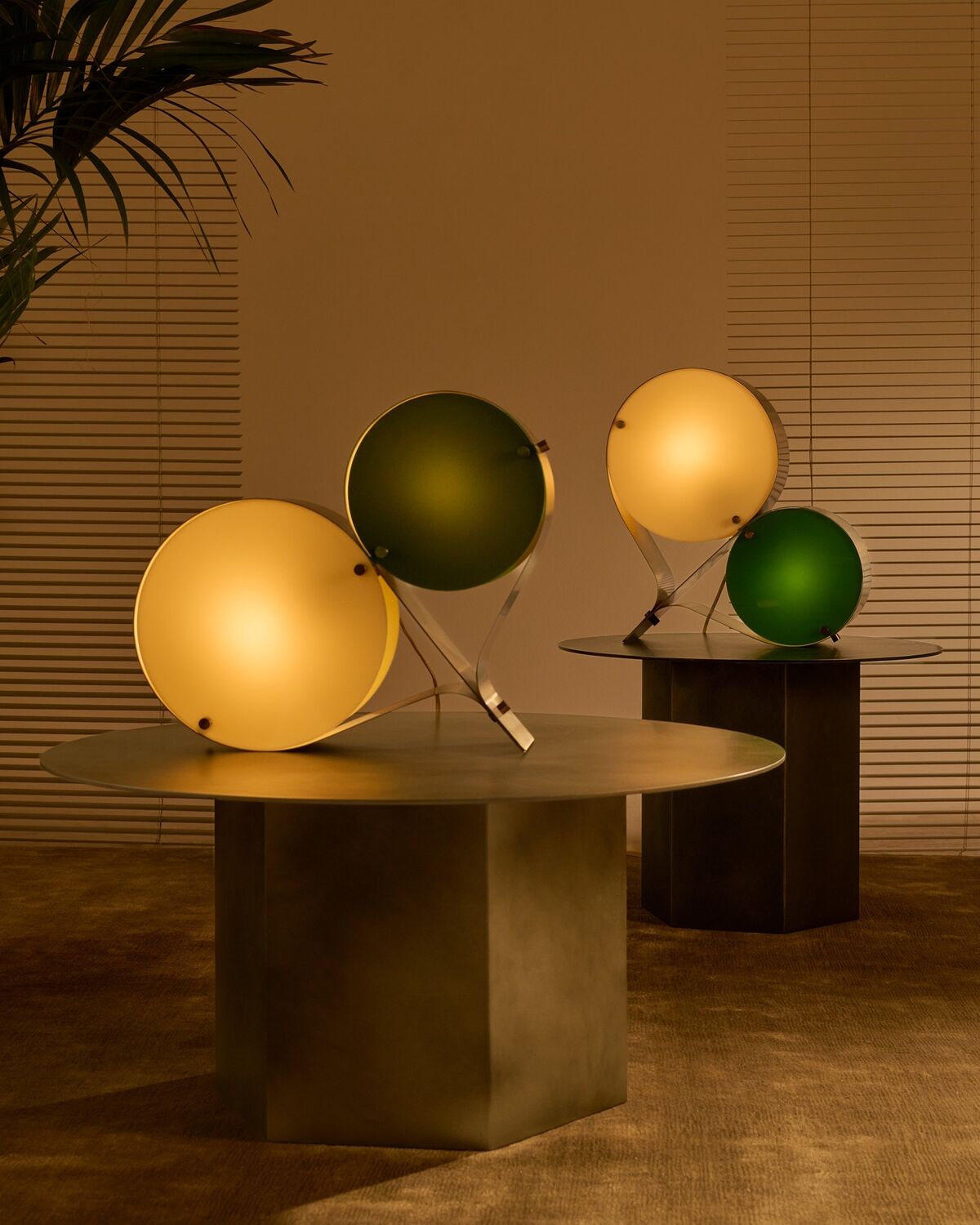 Coppia Table Lamp Ivory/Olive