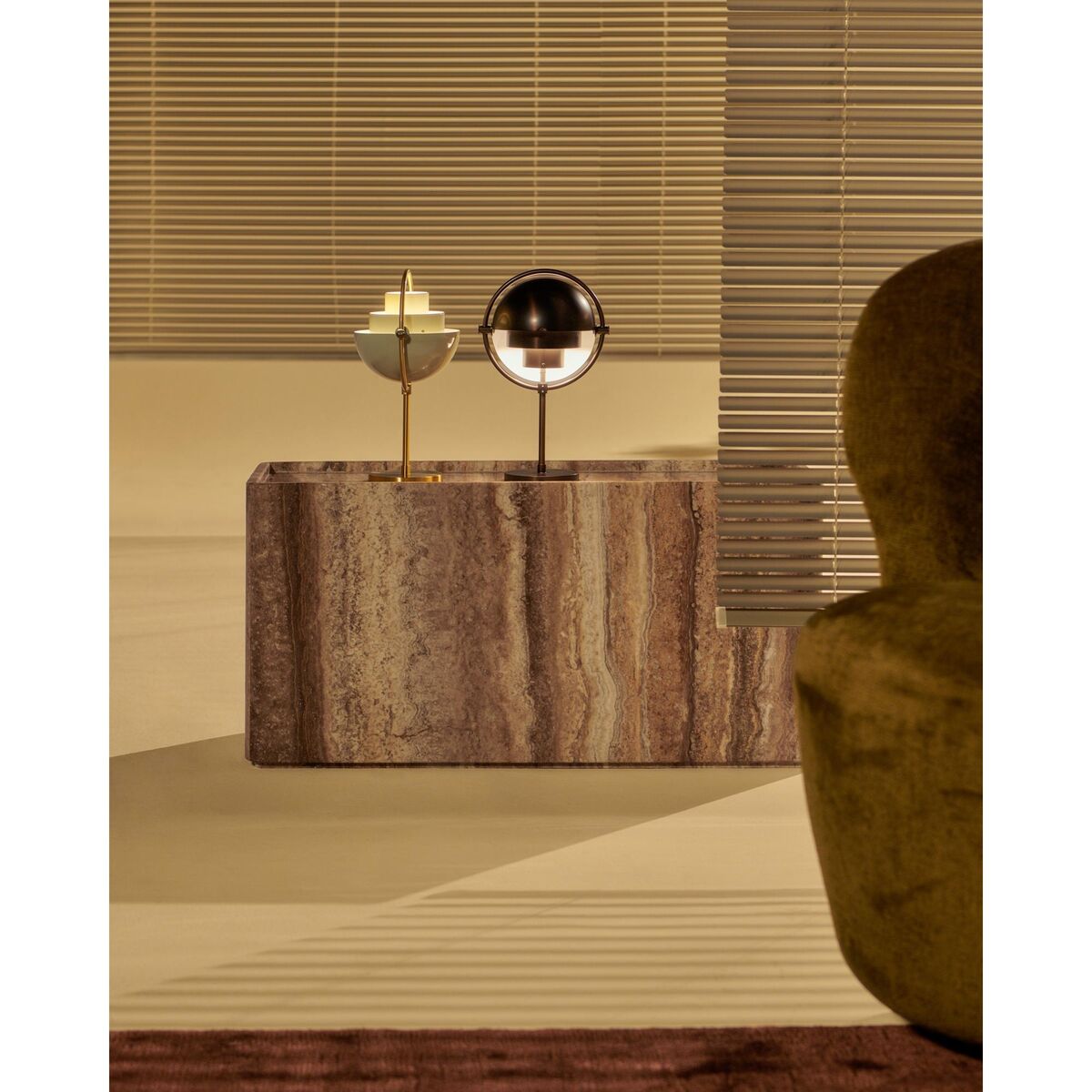 Multi-Lite Portable Lamp Pastel Grey