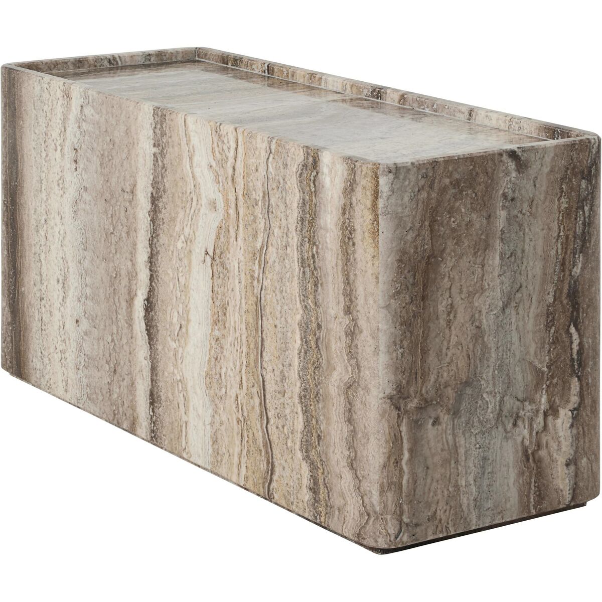 Table d'Appoint Pietra Grand Sépia Animée