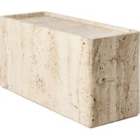 Pietra Beistelltisch Groß Weiß