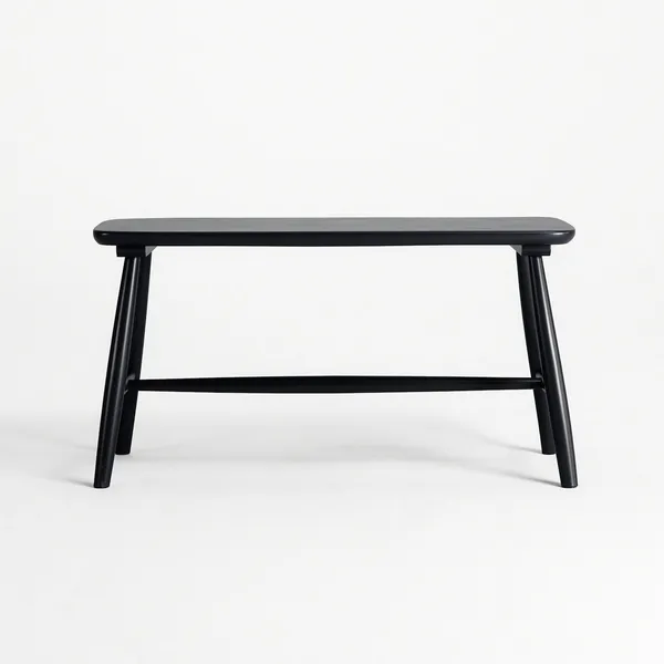 Wood H21 Bænk Sort