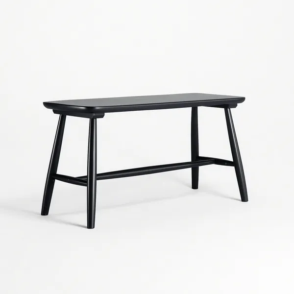 Wood H21 Bænk Sort