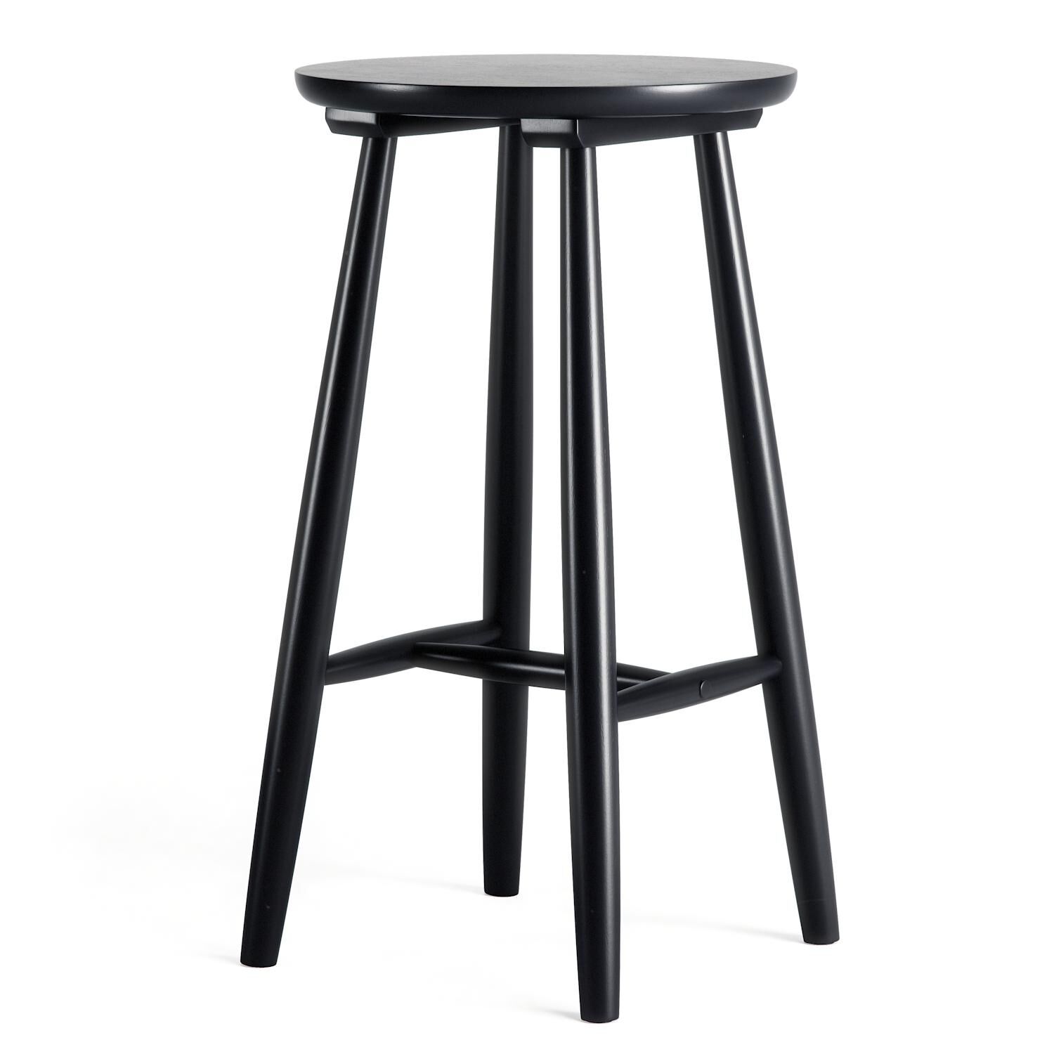 Tabouret de bar Wood H23 Noir