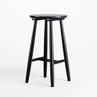 Wood H23 Bar Stool Black