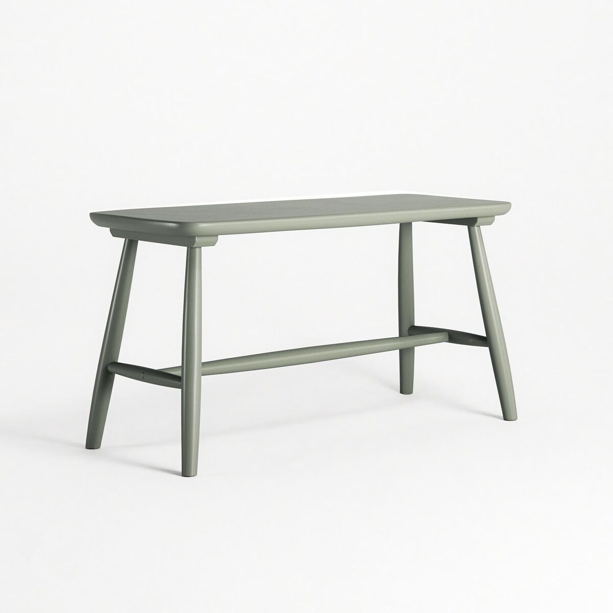 Wood H21 Bench Grey Green