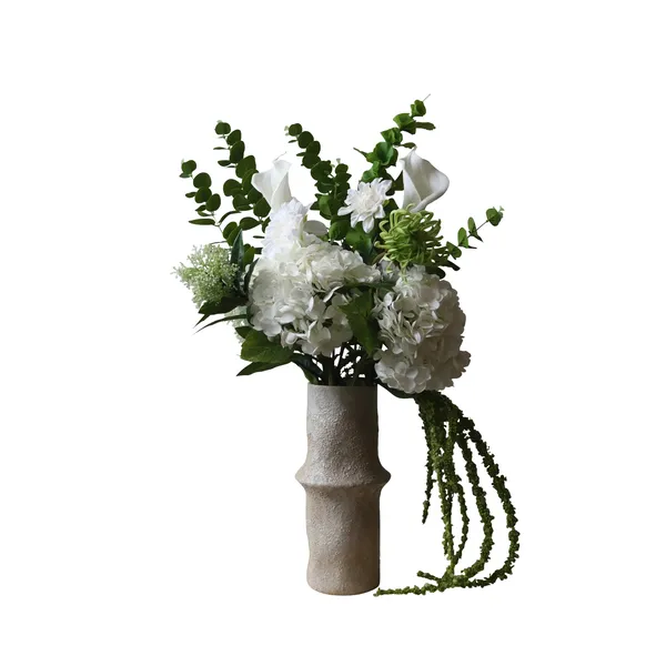 Cool Grass Bouquet White/ Green