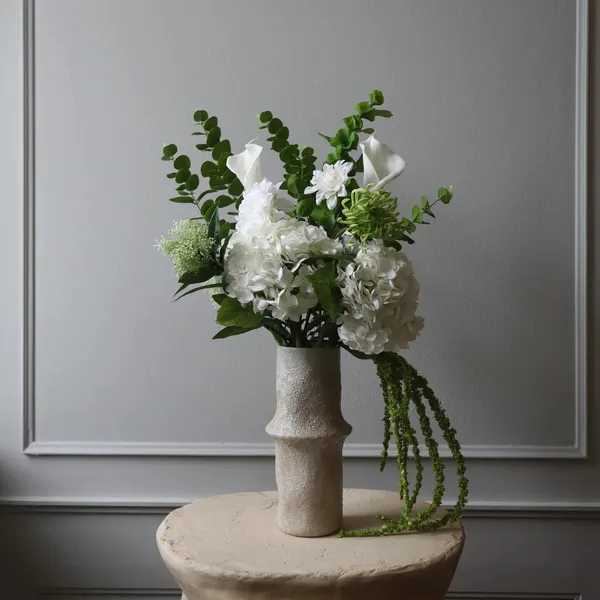 Cool Grass Bouquet White/ Green