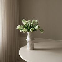 Small Parrot Tulip Bouquet White