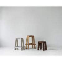 Light Barhocker H75 Hellgrau