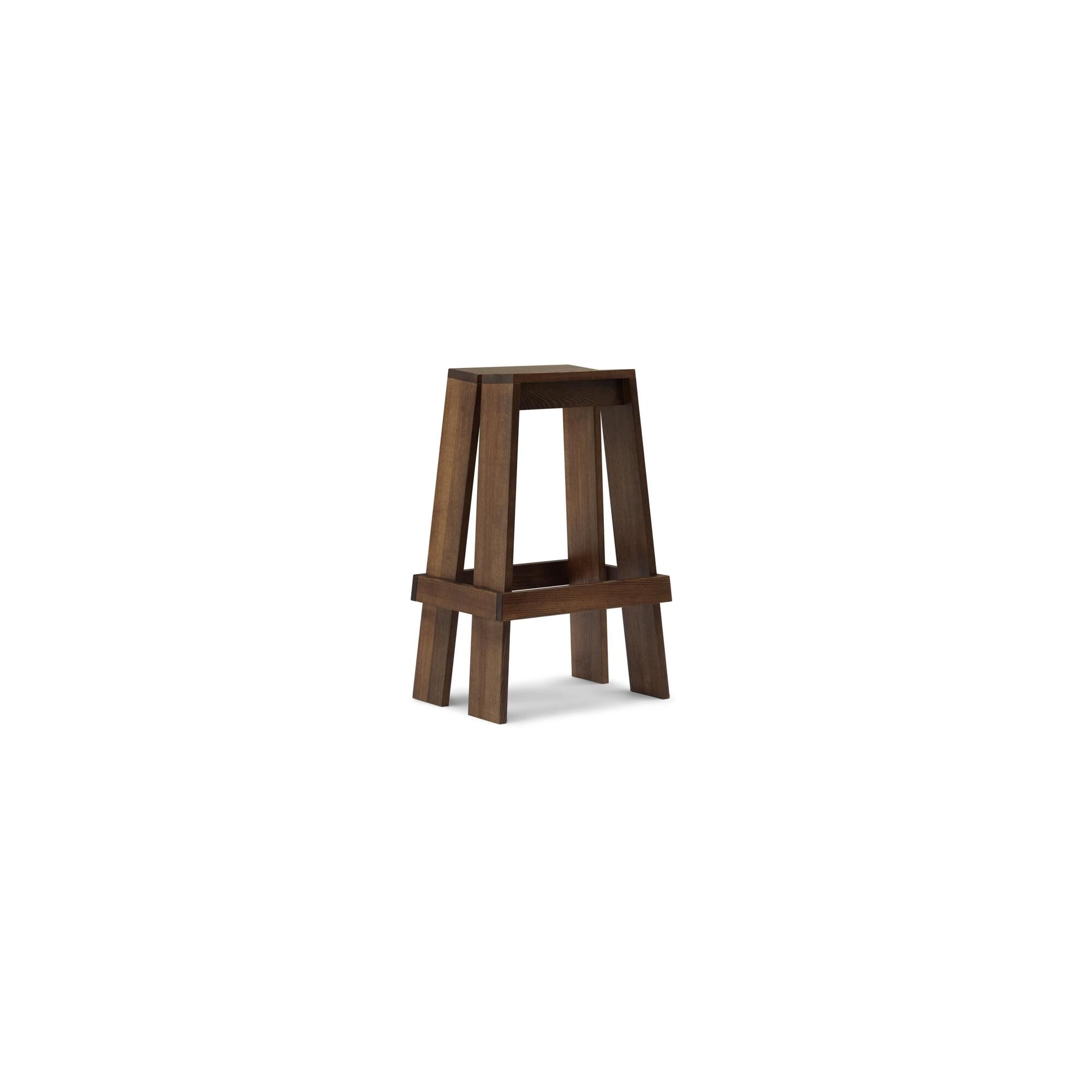 Let Barstol H75 Brunlakeret Ask