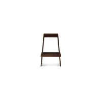 Light Bar Stool H75 Brown Lacquered Ash