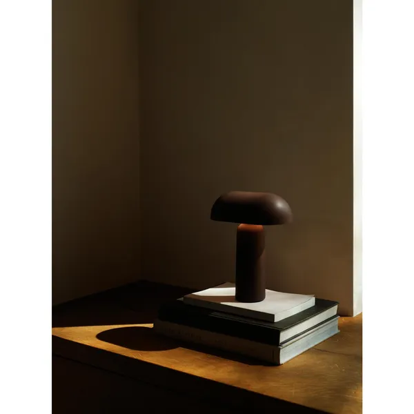 Porta Tragbare Lampe Braun