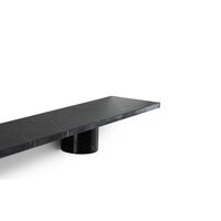 Stone Shelf 120 cm Black Marble