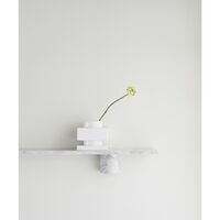 Stone Shelf 120 cm White Marble