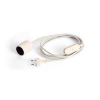 Cord Set for Common Table Lamp 240 cm Clay White