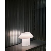 Drome Tafellamp Wit/ Opaal