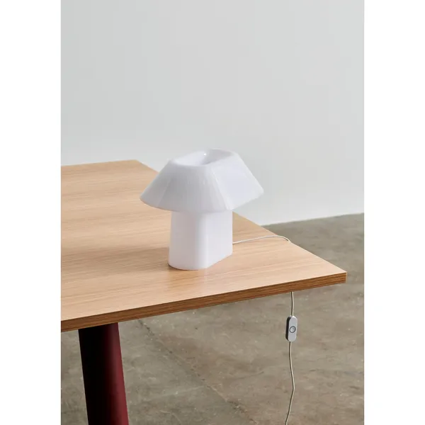 Drome Tafellamp Wit/ Opaal