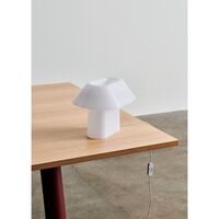 Drome Tafellamp Wit/ Opaal