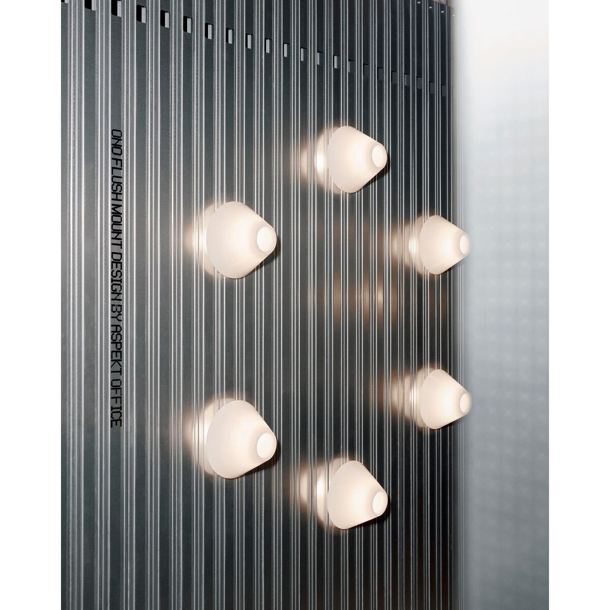 Ono Flush Wall Lamp Ø20 White/Opal